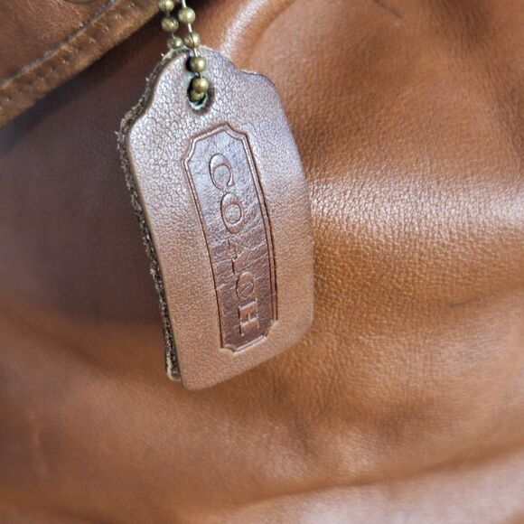 Coach Vintage 9165 Legacy Brown Leather Drawstring Bucket Bag Buckle Purse - Picture 2 of 16